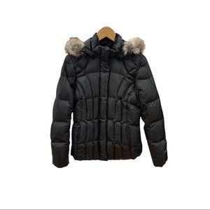 Eddie Bauer Waterproof Down Jacket with Fur lined Hood